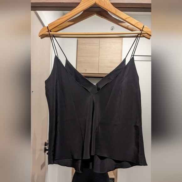 Amanda Uprichard Black Silk Tank - Picture 4 of 6